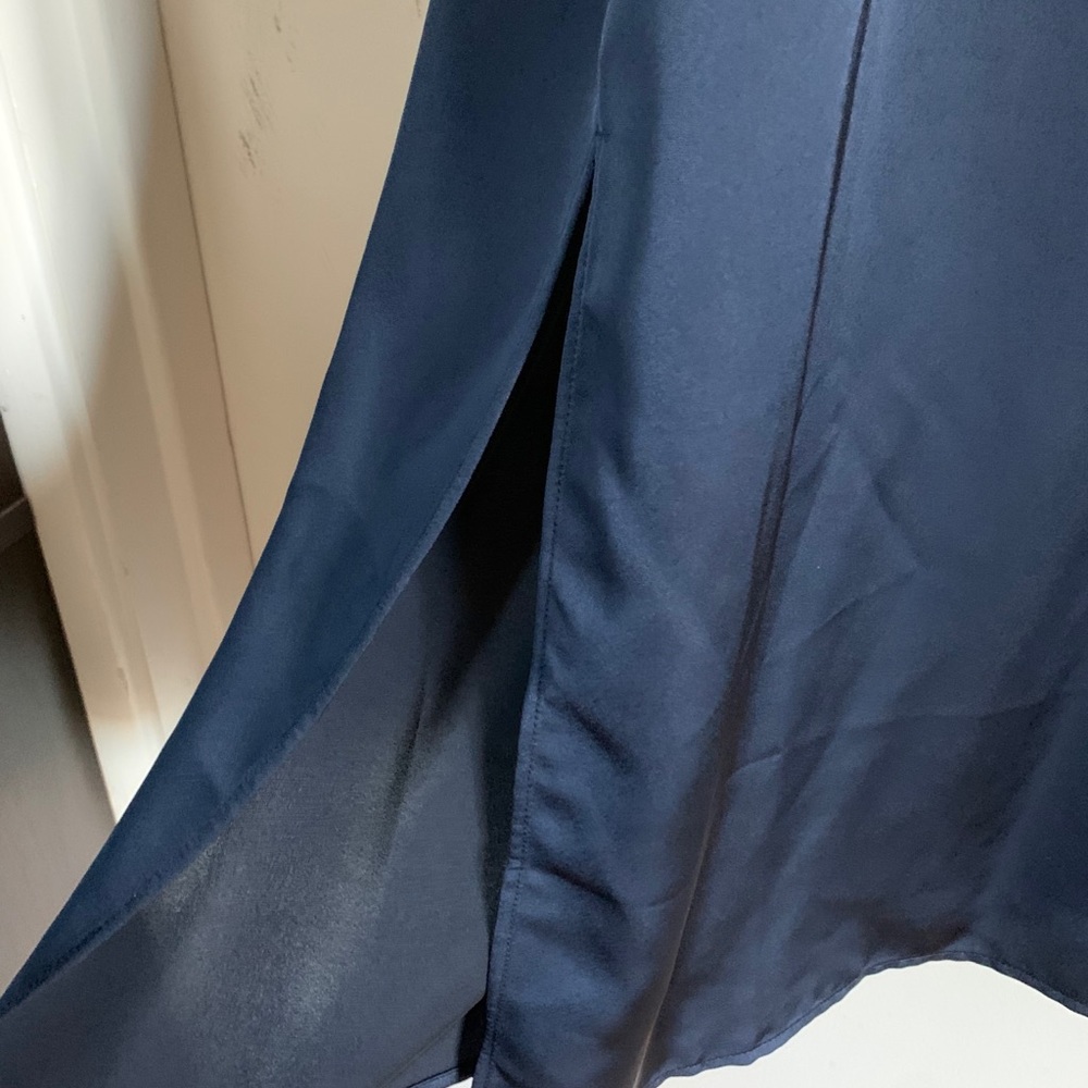 J Crew Factory navy slip dress - Picture 3 of 6